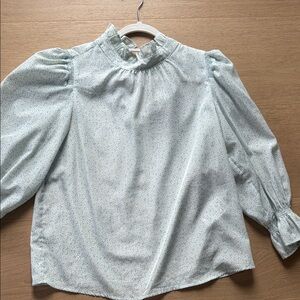 Levi's Light Blue Floral Blouse